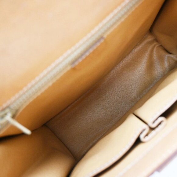 Share CELINE Logo Macadam 2Way Pattern Shoulder Hand Bag PVC Leather Brown 37EE9 - Picture 11 of 16